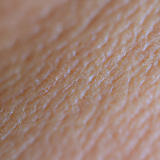 תמונת תקריב המציגה את המרקם המפורט של עור אנושי בריא.